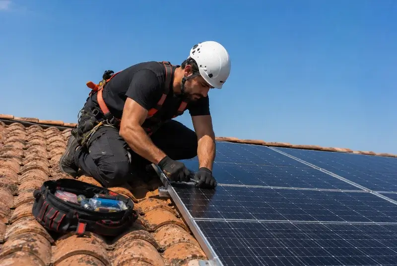 Maintenance et monitoring de panneaux solaires à Corronsac