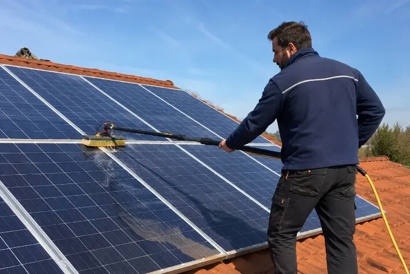 Nettoyage et entretien de panneaux solaires à Corronsac